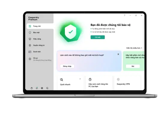 Giao diện Kaspersky Premium