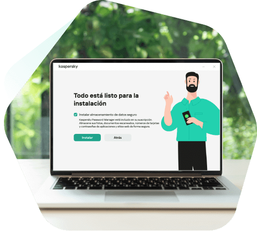 Kaspersky es fácil de instalar