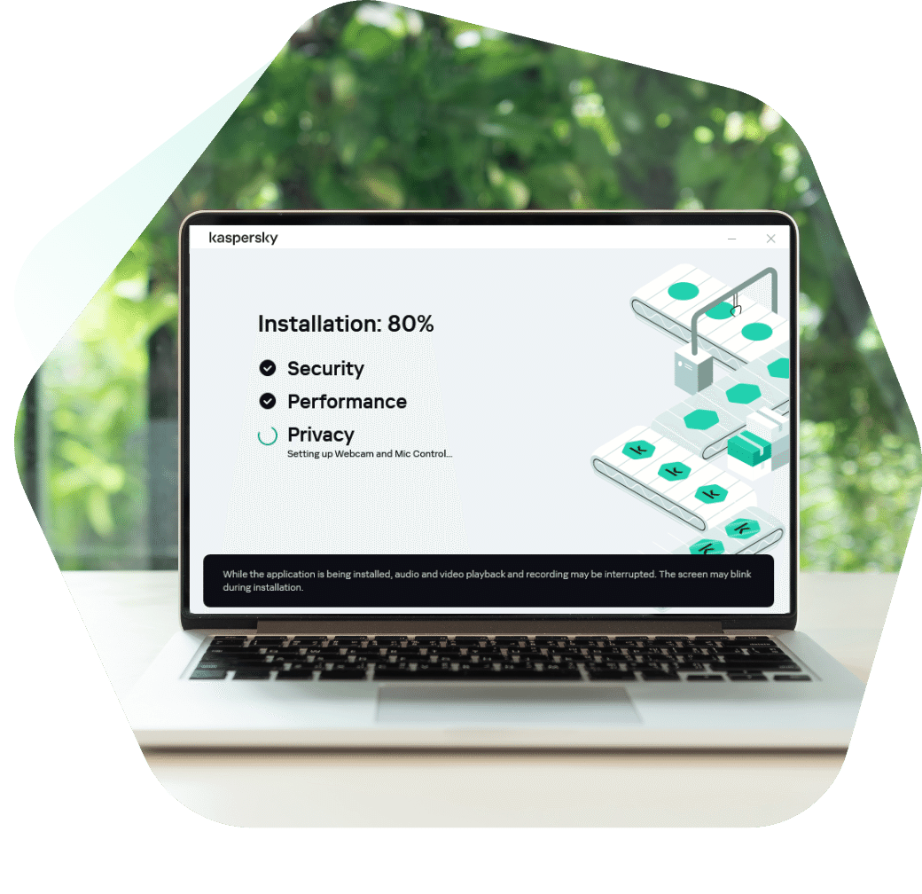 Kaspersky is easy to install