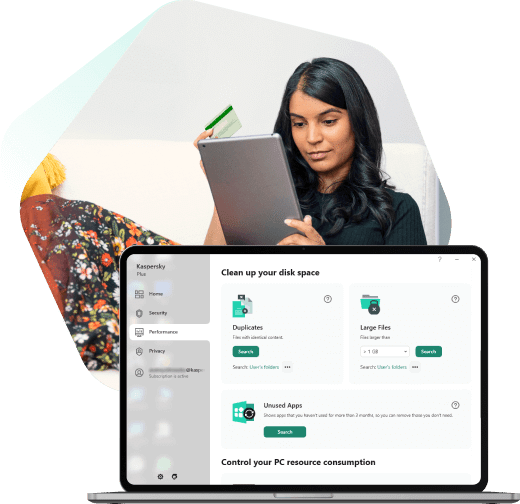 Clean up disk space with Kaspersky