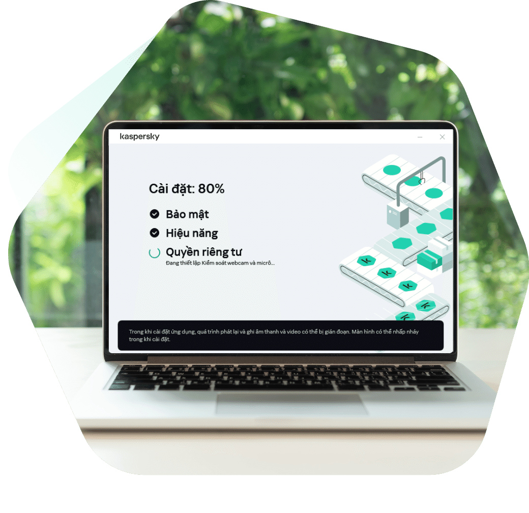 Kaspersky dễ cài đặt