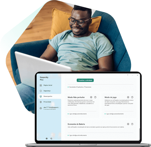 Não perturbe usando Kaspersky