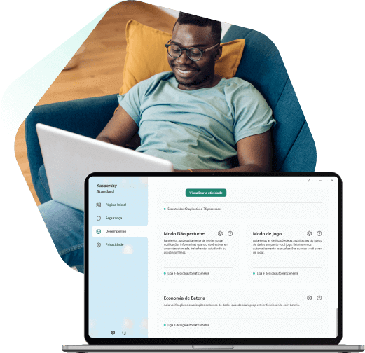 Definir não perturbe com o Kaspersky