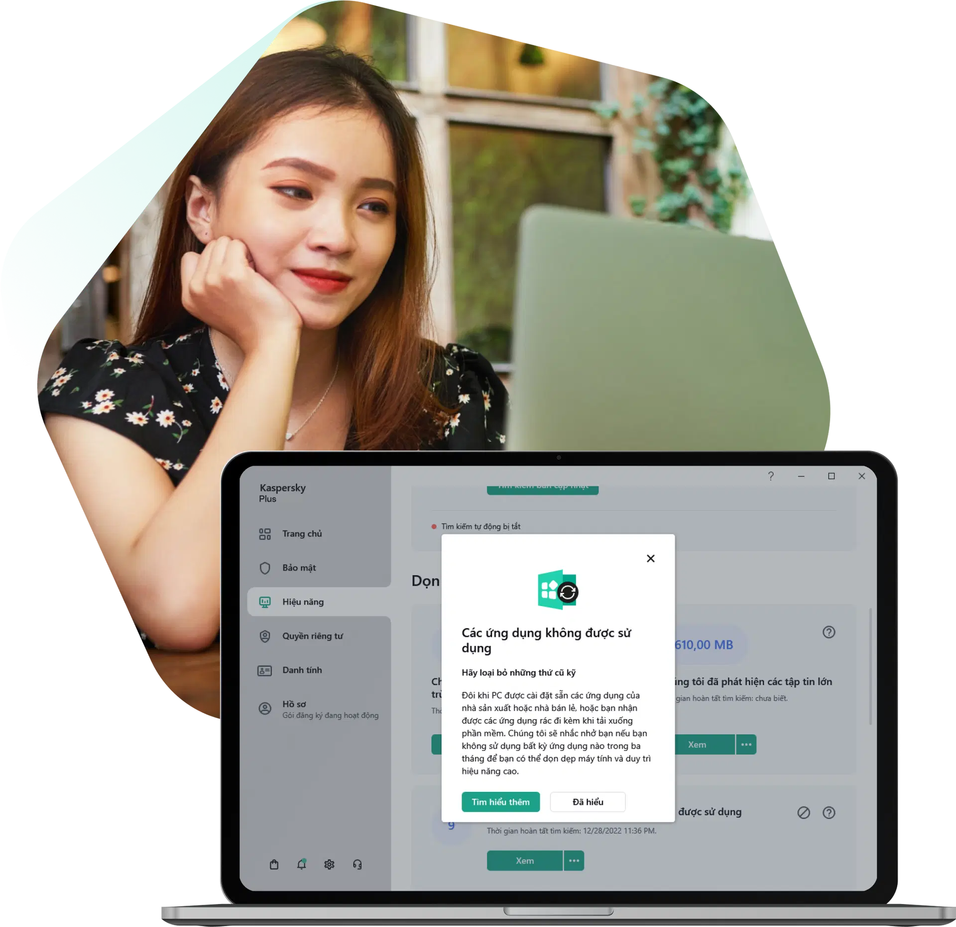 App Management using Kaspersky