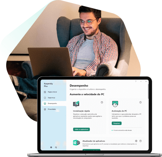 Tela para mostrar otimização de desempenho