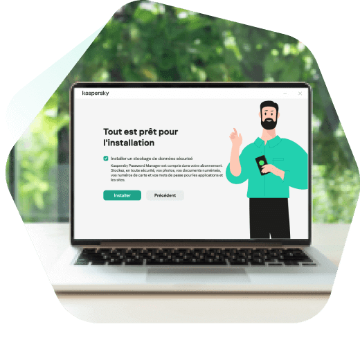Kaspersky s'installe facilement