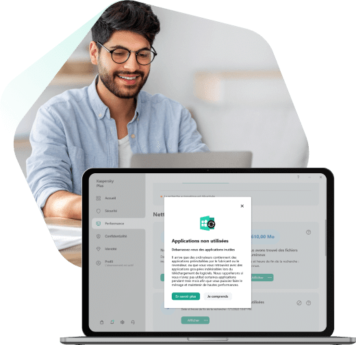Gestion des applications à l'aide de Kaspersky