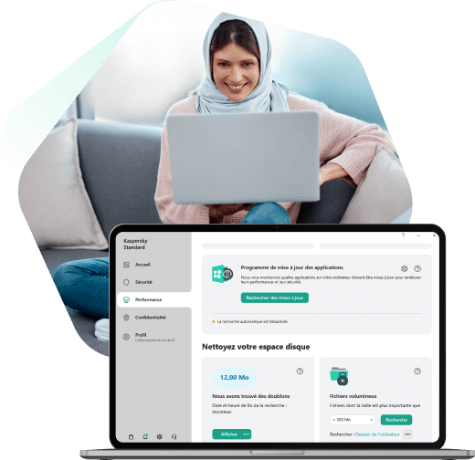 Nettoyeur de disque dur et moniteur de santé Kaspersky