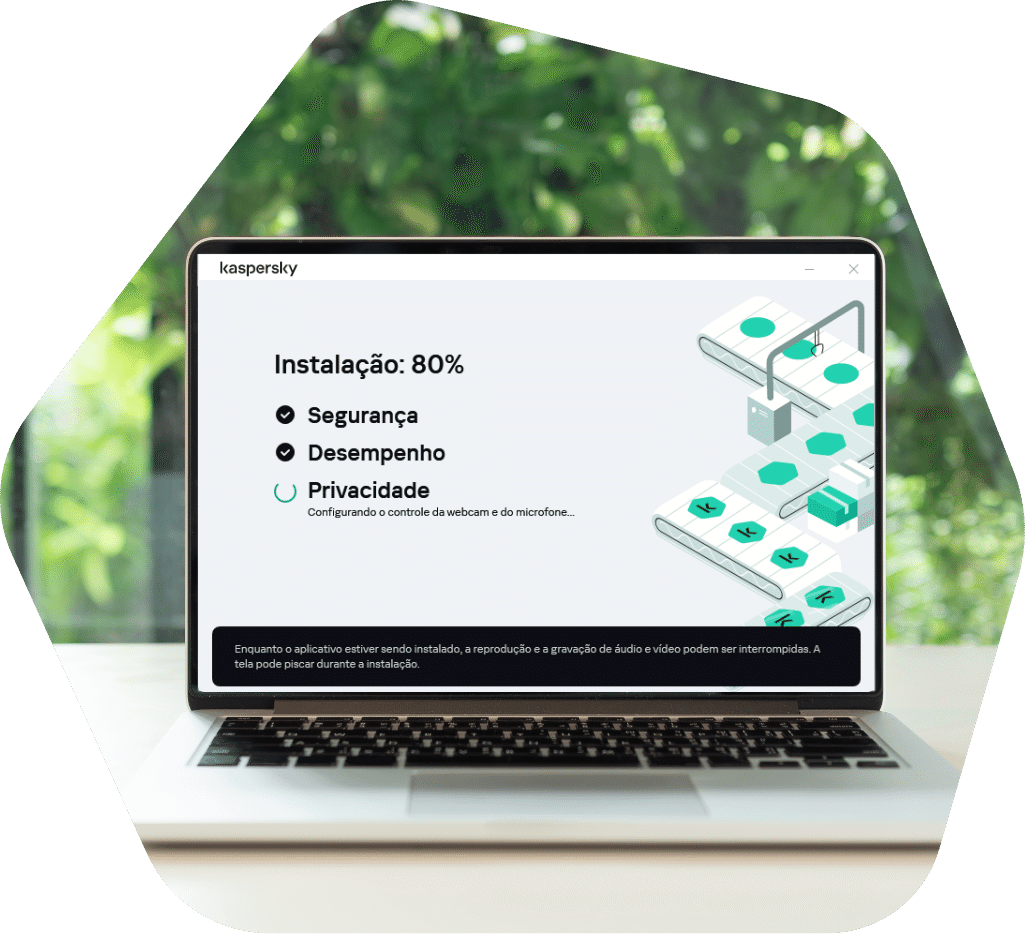 O Kaspersky é fácil de instalar