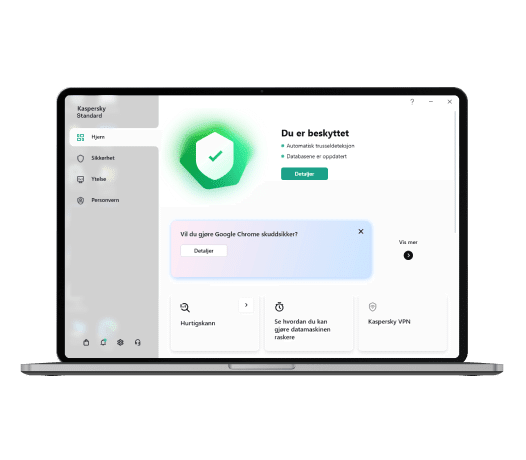Kaspersky Standard-grensesnitt