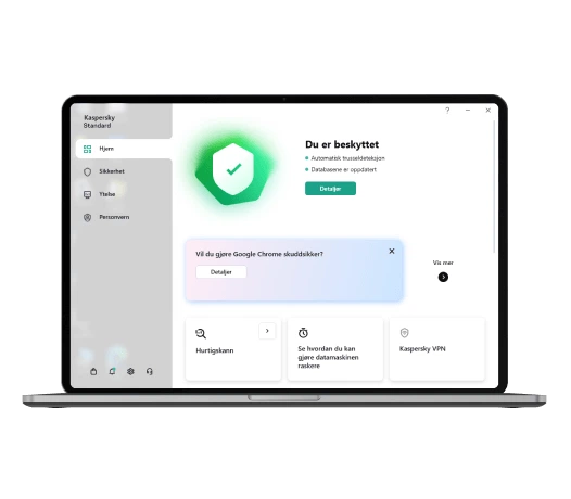 Kaspersky Standard-grensesnitt