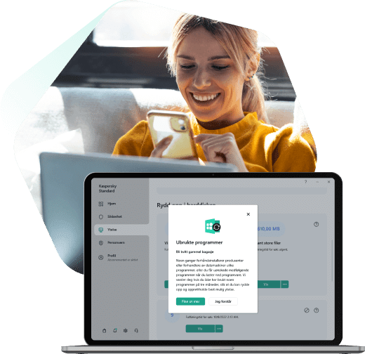 Appadministrasjon ved hjelp av Kaspersky