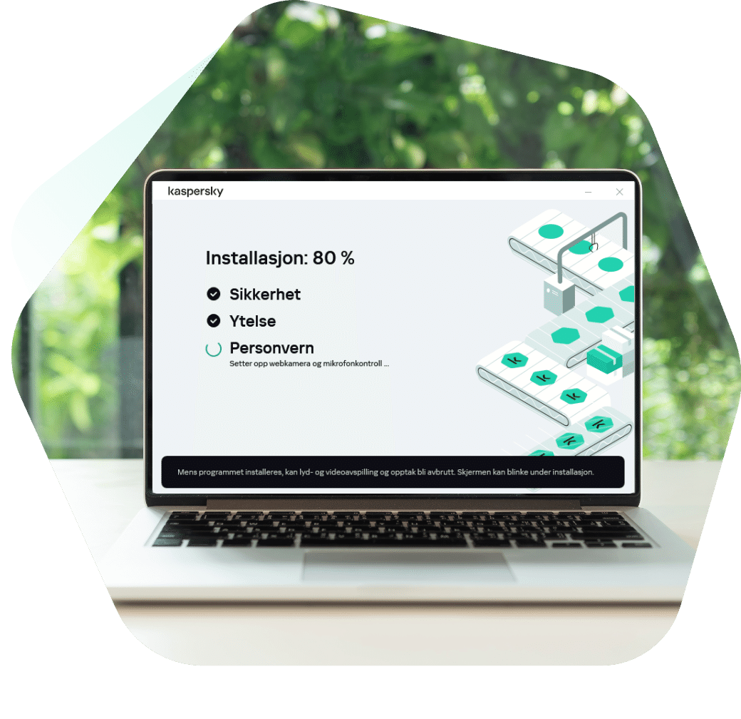 Kaspersky er enkel å installere