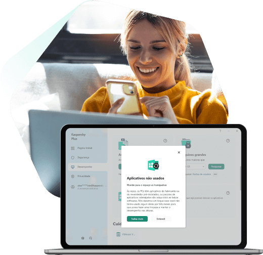 Gerenciamento de aplicativos usando Kaspersky