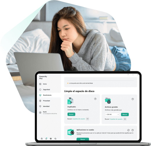 Clean up disk space with Kaspersky