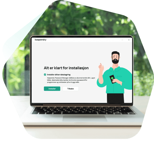 Kaspersky er enkel å installere